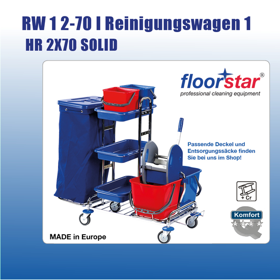 RW 1 2-70 I Reinigungswagen 1 I HR 2X70 SOLID I Floorstar