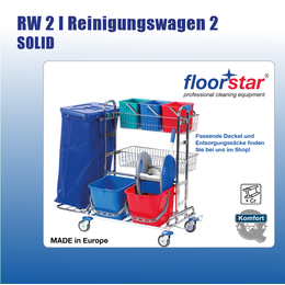 RW 2 I Reinigungswagen 2 SOLID I Floorstar
