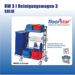 RW 3 I Reinigungswagen 3 SOLID I Floorstar