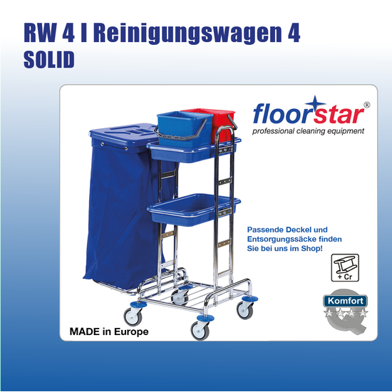RW 4 I Reinigungswagen 4 SOLID I Floorstar