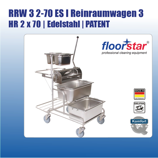 RRW 3 2-70 ES I Reinraumwagen 3 - HR 2X70 PATENTI Floorstar