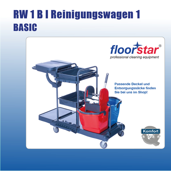 RW 1 B I Reinigungswagen 1 - BASIC I Floorstar