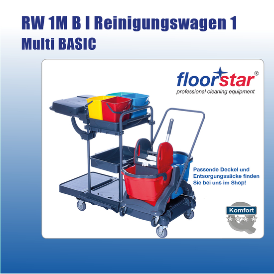 RW 1M B I Reinigungswagen 1 Multi BASIC I Floorstar