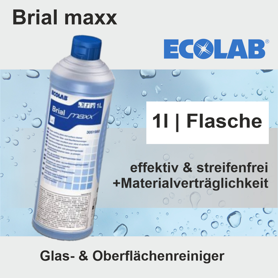 Brial maxx Glas- und Oberflchenreiniger 1l I Ecolab
