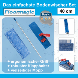 Das einfachste Bodenwischer Set 40 cm I Floormagic