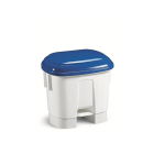 HACCP Mülleimer mit Deckel in blau 30 l