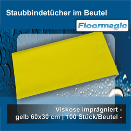 Staubbindetuch Viskose imprägniert 100 Stück 60x30cm I Floormagic