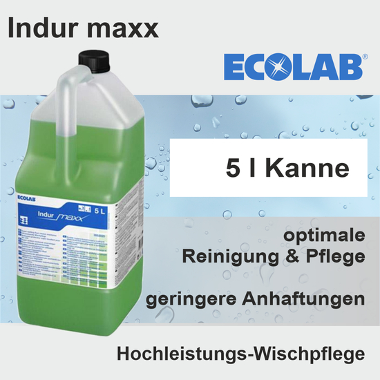Ecolab Indur maxx 5l Hochleistungs-Wischpflege