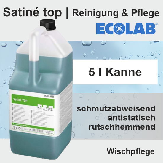Satiné TOP Wischpflege auf Seifenbasis I 5l I Ecolab