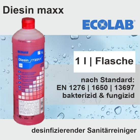 Ecolab Diesin maxx Desinfizierender Sanitärreiniger 12x1l