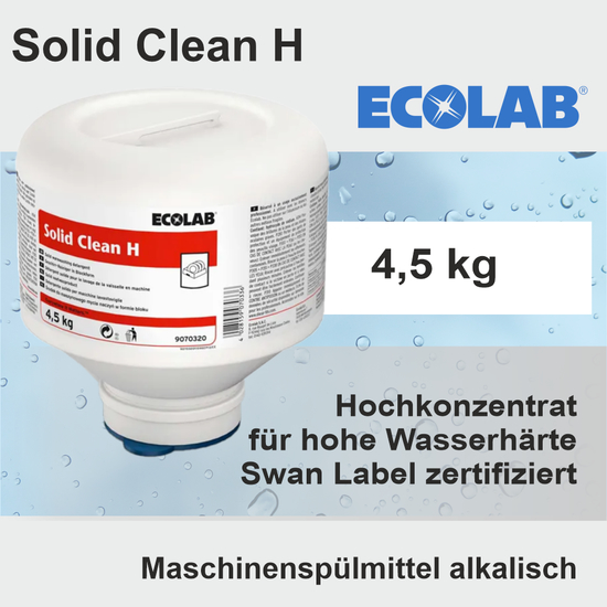 Solid Clean H Maschinenspülmittel I 4,5kg I Ecolab