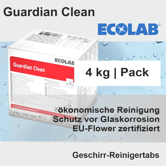 Ecolab Guardian Clean Reinigertabs 4kg