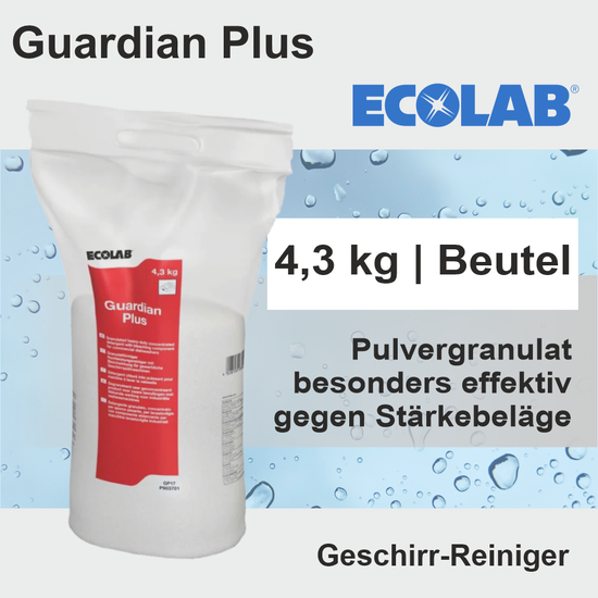 Guardian Plus Pulvergranulat I 4,3kg Beutel I Ecolab