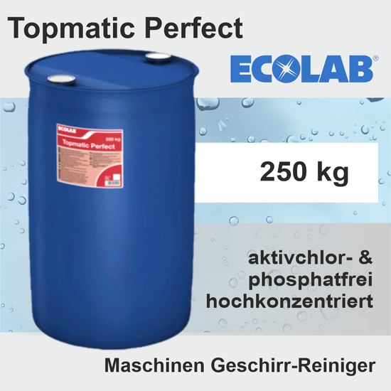 Topmatic Perfect Aktivchlor- und phosphatfrei 250kg Fass I Ecolab