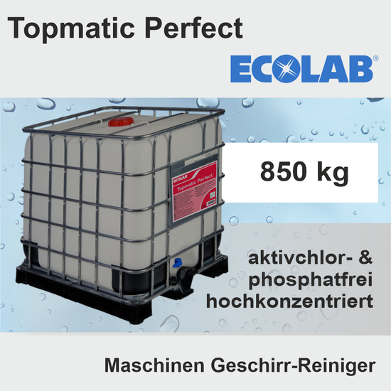 Topmatic Perfect Aktivchlor- und phosphatfrei 850kg Fass I Ecolab