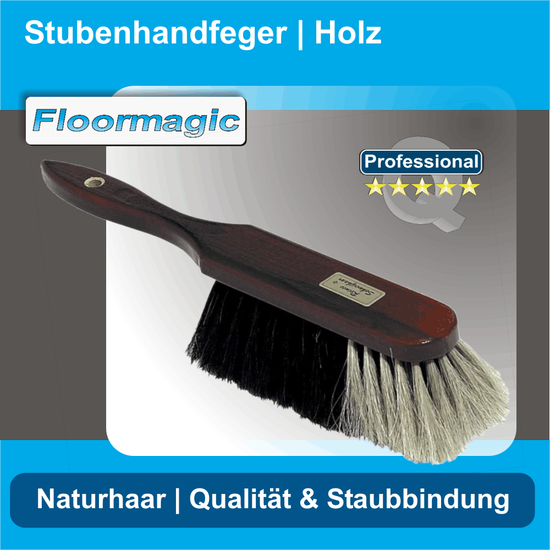 Floormagic Stubenhandfeger heller Naturhaar-Bart 30 cm