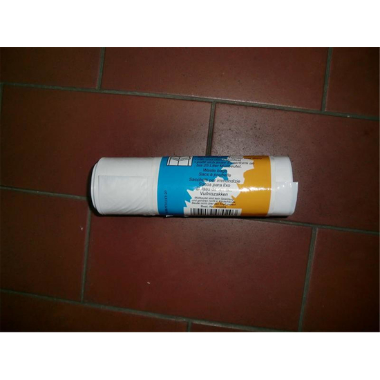 Schwingdeckelmüllbeutel 25 Liter, 50 x 60 cm, 20 Stück, weiß, LDPE I Floormagic