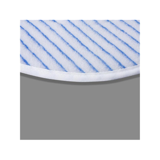Microfaser Padscheibe in weiß mit blauen Borsten 254 mm 10"