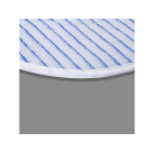 Microfaser Padscheibe in weiß mit blauen Borsten 254 mm 10"
