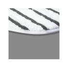 Microfaser Padscheibe in weiß mit grauen Streifen 254 mm 10"