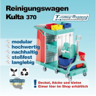 Reinigungswagen Kulta 370 aus hochwertigen Kunststoff Trolley-System