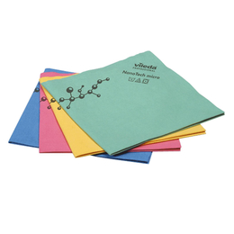 NanoTech micro blau Microfasertuch 38x40cm, 5 Stück - 128605 I Vileda