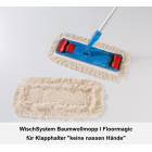 WischSystem "keine nassen Hände" Wischmopps Schlinge/Franse 50 cm