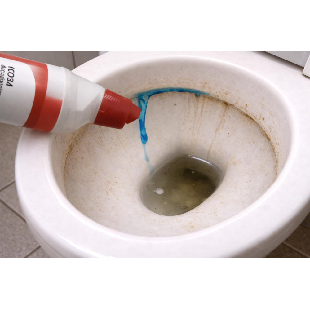 Kalk, Seifenreste und typische Verschmutzung im Sanitärbereich