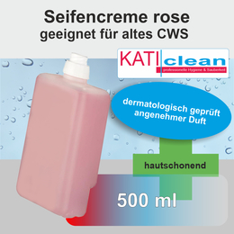 Seifencreme rose 500ml geeignet für altes CWSI katiclean