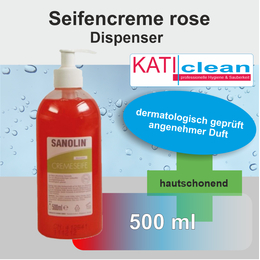 Seifencreme rose 500ml Dispenser I katiclean