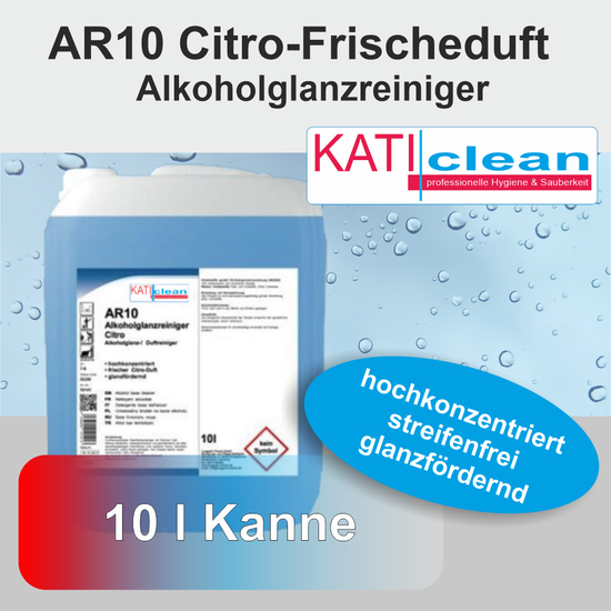 katiclean AR10 hochkonzentrierter Alkoholglanzreiniger...