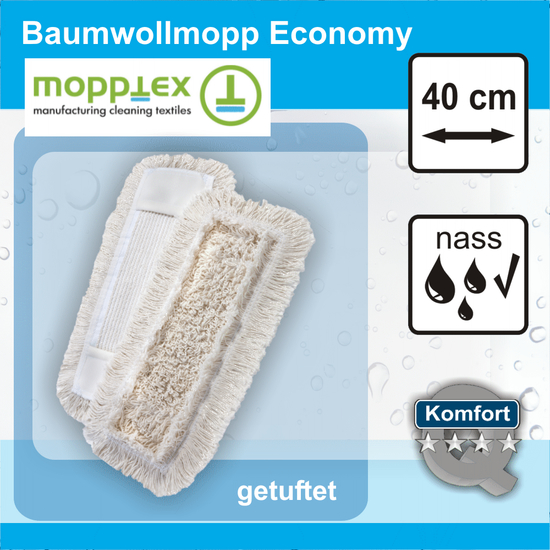 Baumwollmopp Economy 40 cm I Mopptex