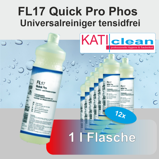 Floormagic FL17 Quick Pro Phos 12x1l Universalreiniger...