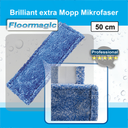 Brillant extra Mopp Mikrofaser blau 50 cm