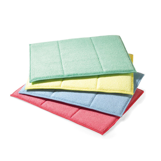 Mega Clean Mikrofaser Schwammtuch 17x23cm grün I 150 Stück