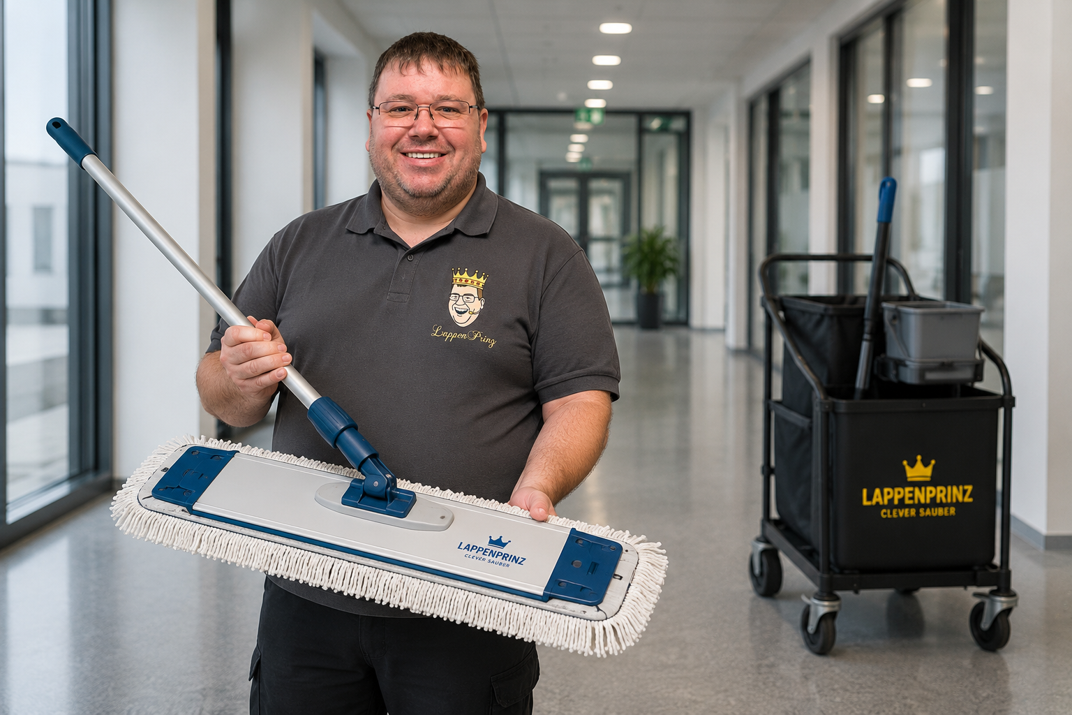 Fransenhalter für Fransenmopp Bodenreinigung Gebäudereinigung und Objektpflege