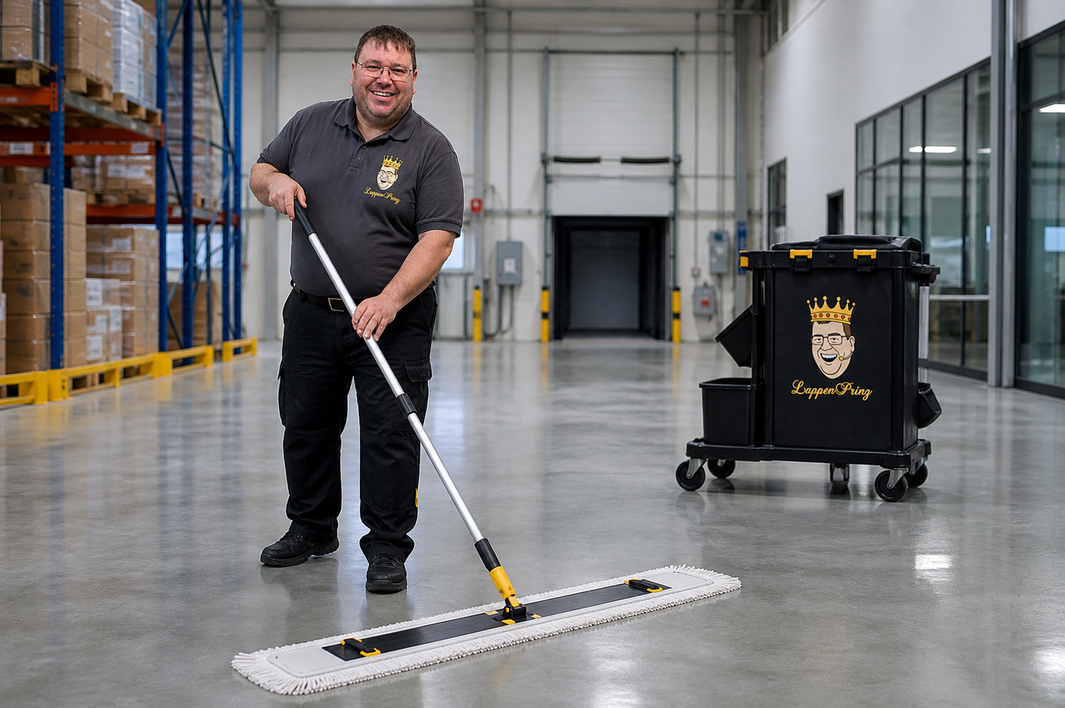 Großflächen Mophalter 60 bis 160 cm für Industrie Lager und Gebäudereinigung