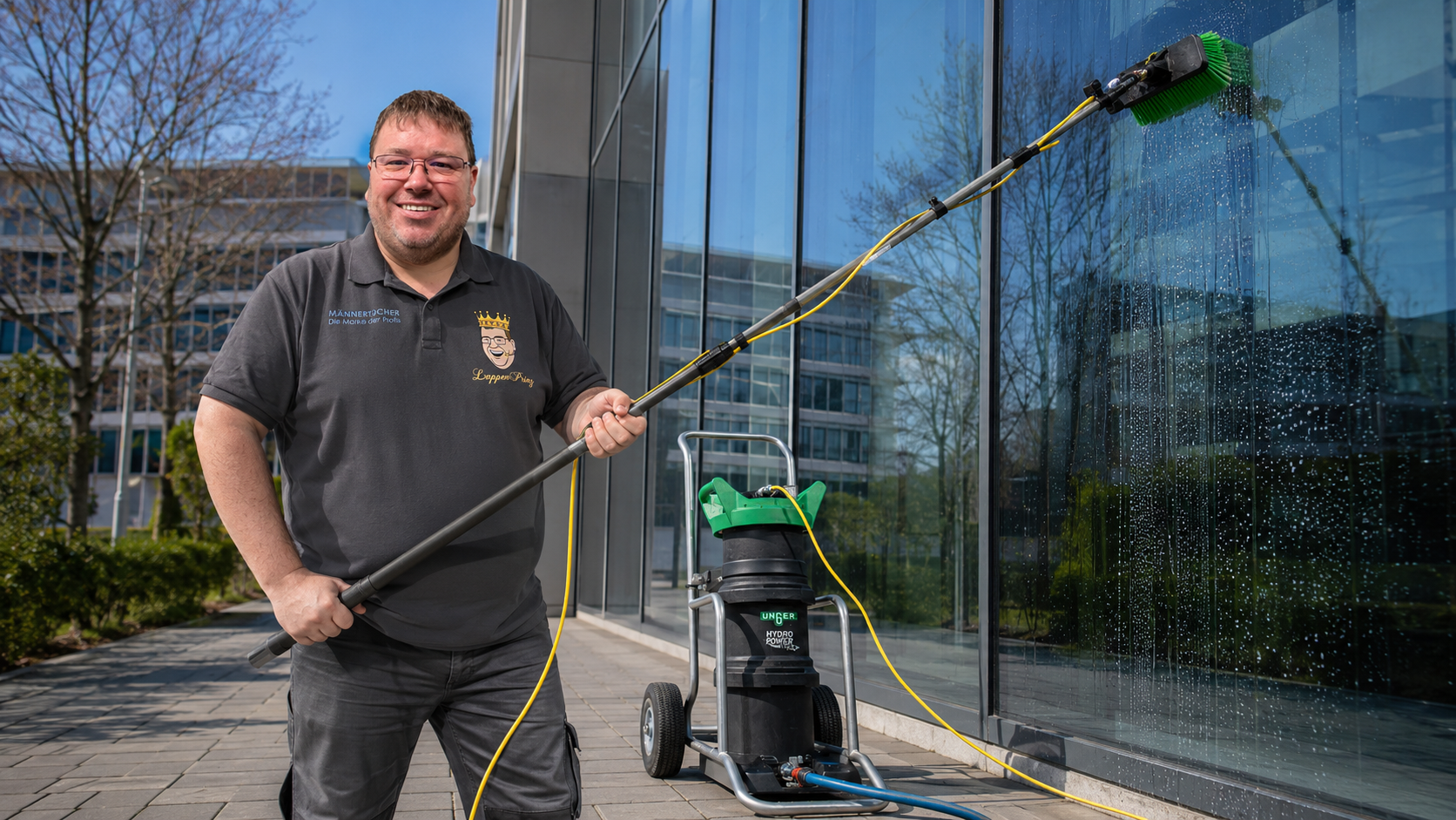 HydroPower Reinwasserfilter für professionelle Glasreinigung und Fensterreinigung