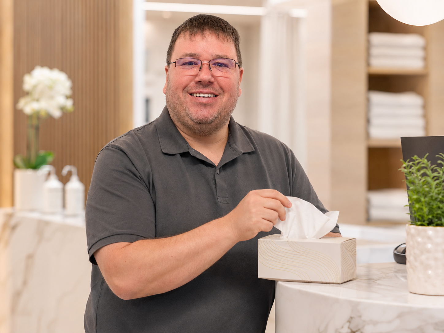Kosmetiktücher für Hygiene, Pflege, Hotel, Praxis und Empfangsbereiche