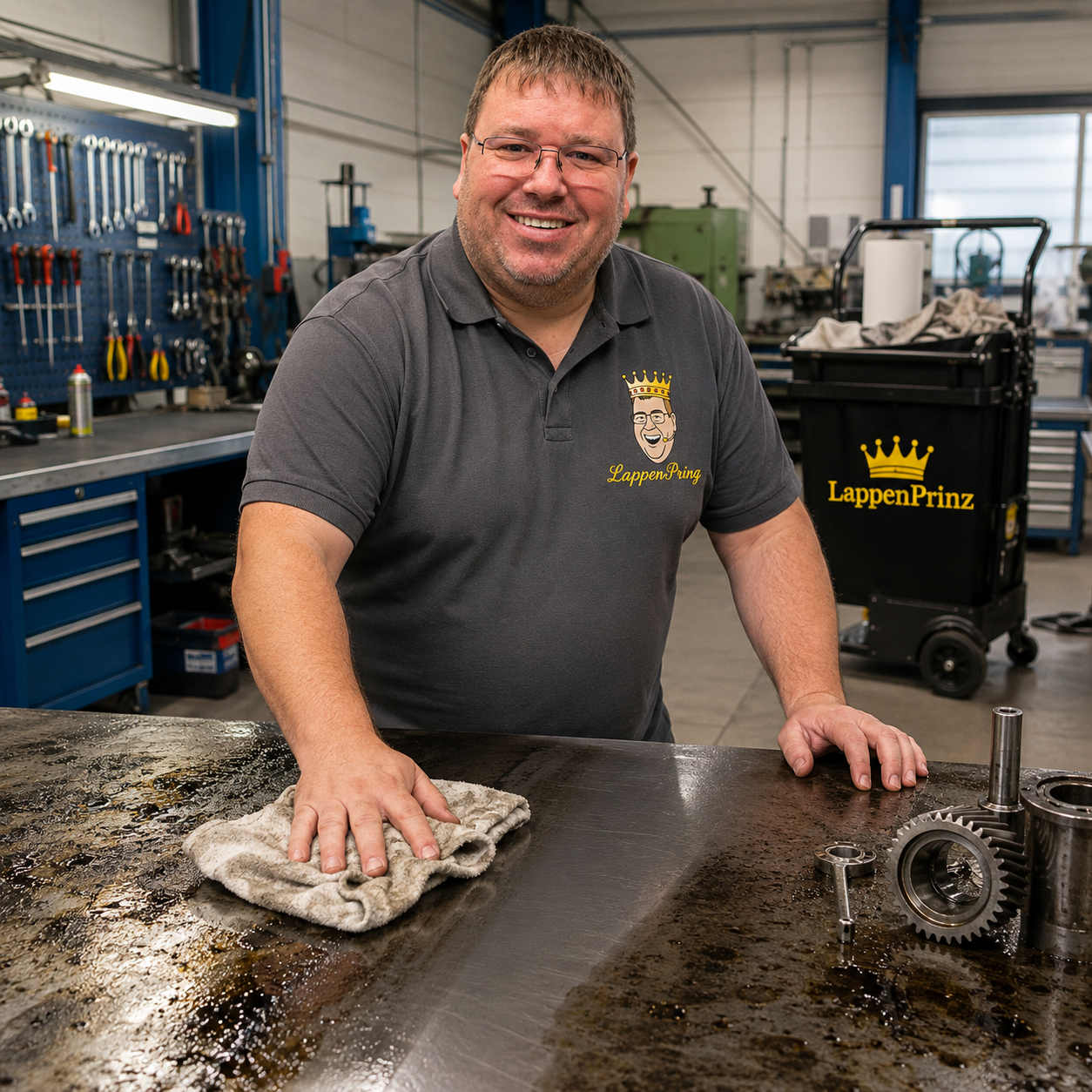 Männertücher für Industrie Werkstatt Öl Fett und starke Verschmutzung