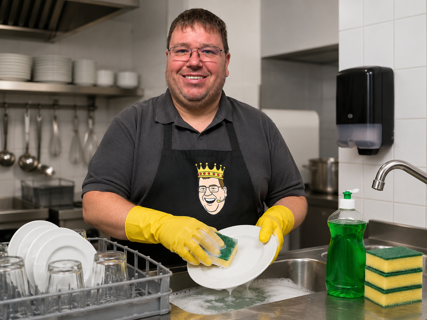Spülmittel für Gewerbe Handspülen Küche Geschirr Fett und Vorreinigung
