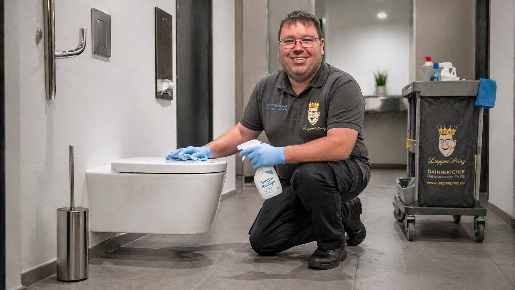 Profi-WC-Garnituren für Sanitärbereiche, Objekt, Betrieb und Gebäudereinigung