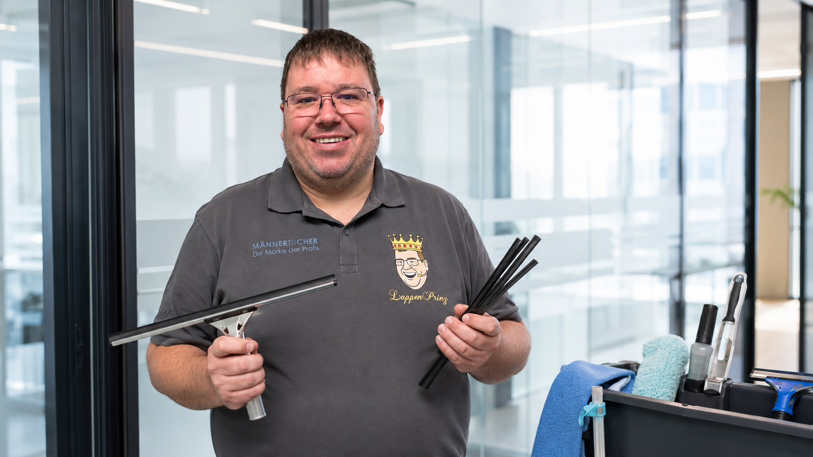 Wischergummis für professionelle Fensterreinigung und streifenarme Glasflächen