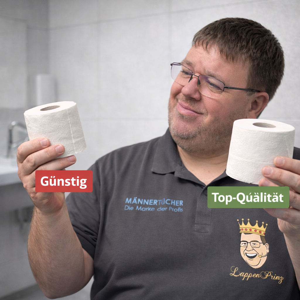 LappenPrinz empfiehlt Toilettenpapier für Firmen aus echter Praxis